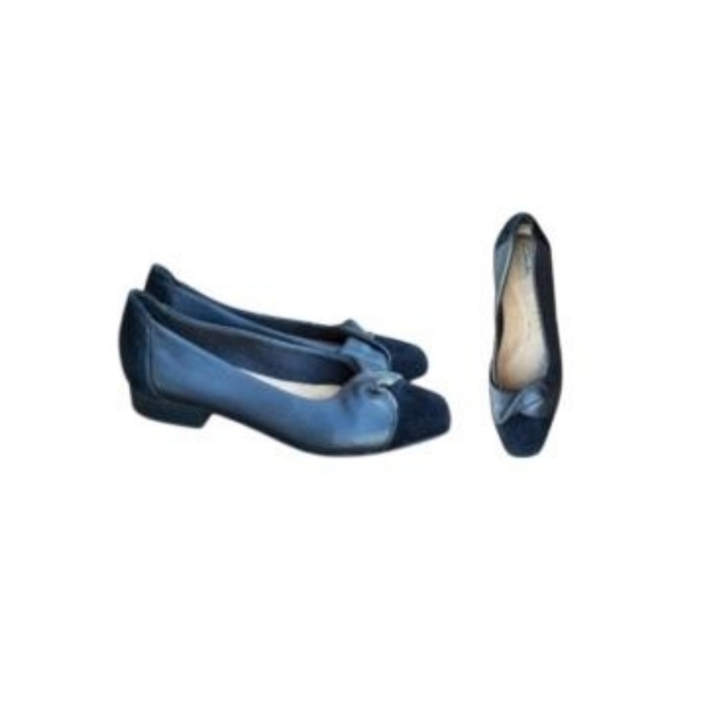 Clarks Tilmont Dalia Flat Loafer Black Dress Church Slip On Shoe Leather Women 9